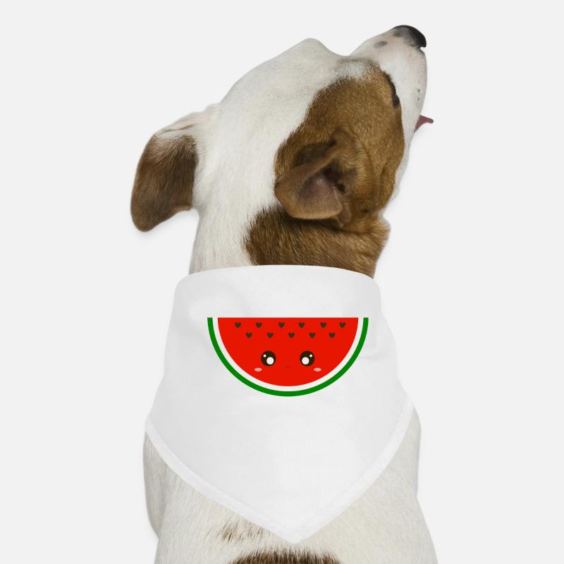 pastèque kawaii Bandana pour chien
