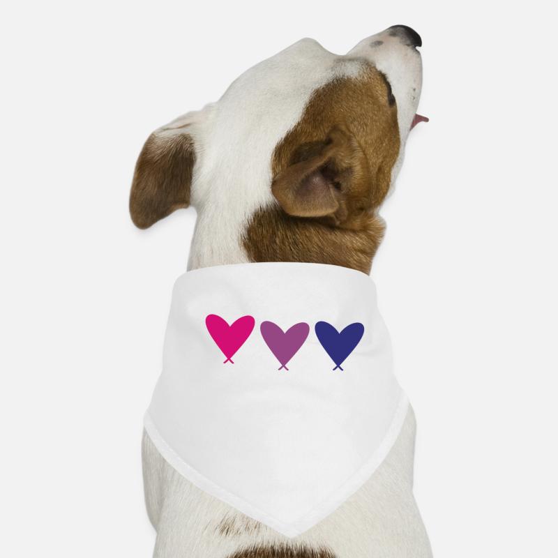BiHearts Hunde-Bandana