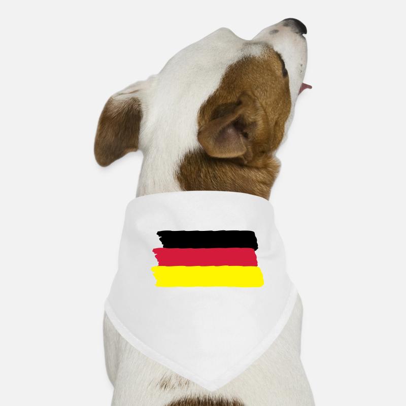 deutschland - Hunde-Bandana - Weiß