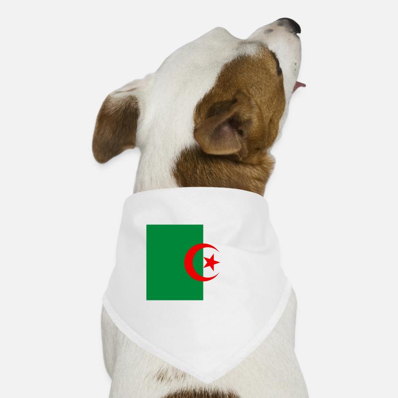 Drapeau de l'Algérie Bandana pour chien