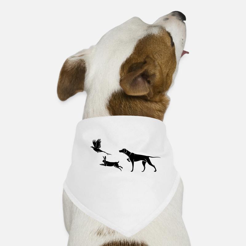 Magyar Vizsla / Weimaraner - Hare Pheasant - Negative Dog Bandana