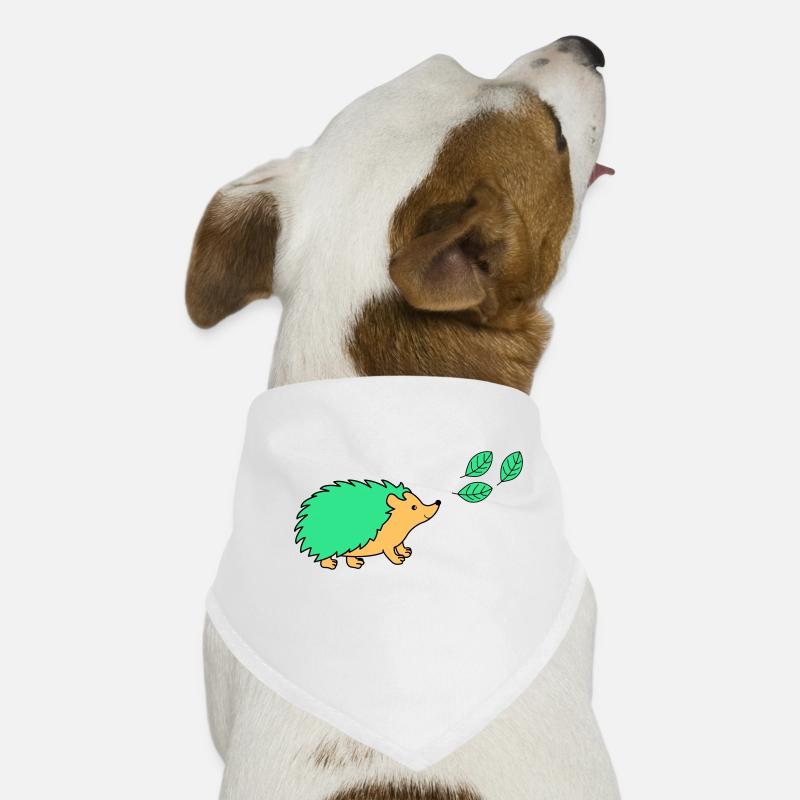 igel - Hunde-Bandana - Weiß