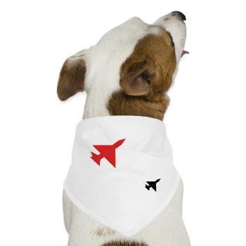 Jet Schatten - Hunde-Bandana - Weiß - Vorne