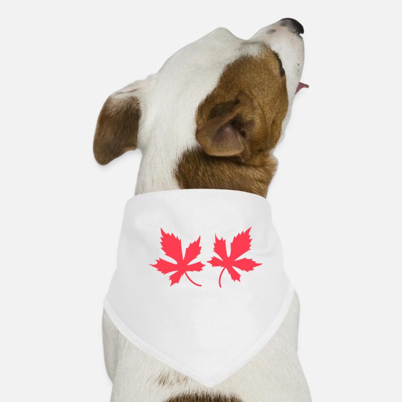 Blätter Hunde-Bandana