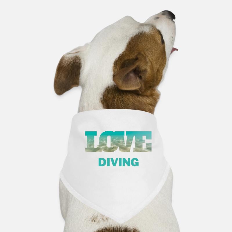 Underwater Triangle Diving Snorkeling Holiday Dog Bandana