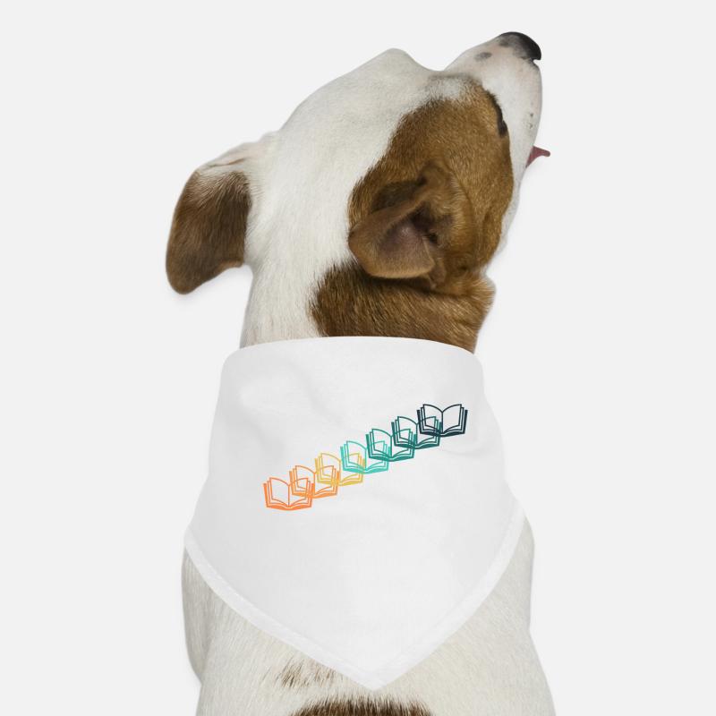 Vintage-Bücher Hunde-Bandana