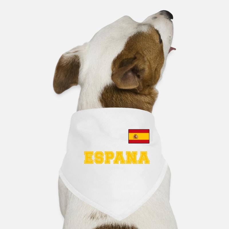 Spain Jersey Look – ESPANA with Flag Flag Dog Bandana