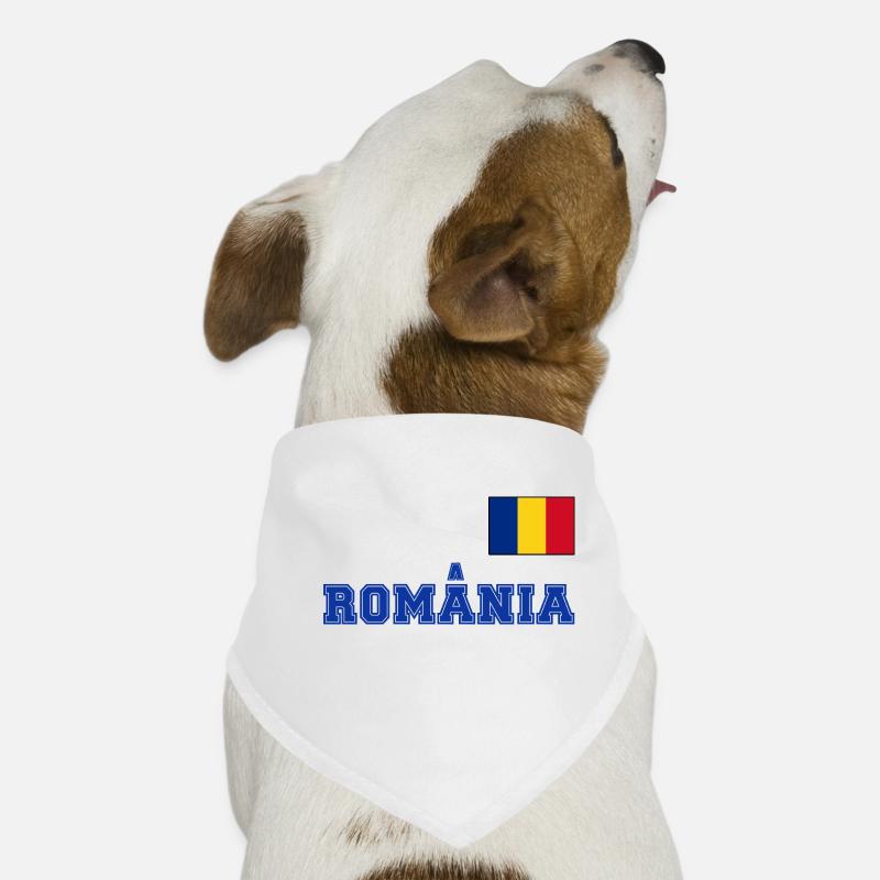 Romania jersey look – România with flag flag Dog Bandana