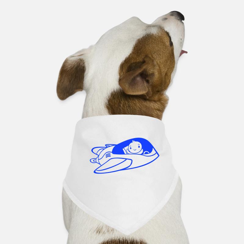 Duck Spaceship Pilot Space Science Fiction Cool Dog Bandana