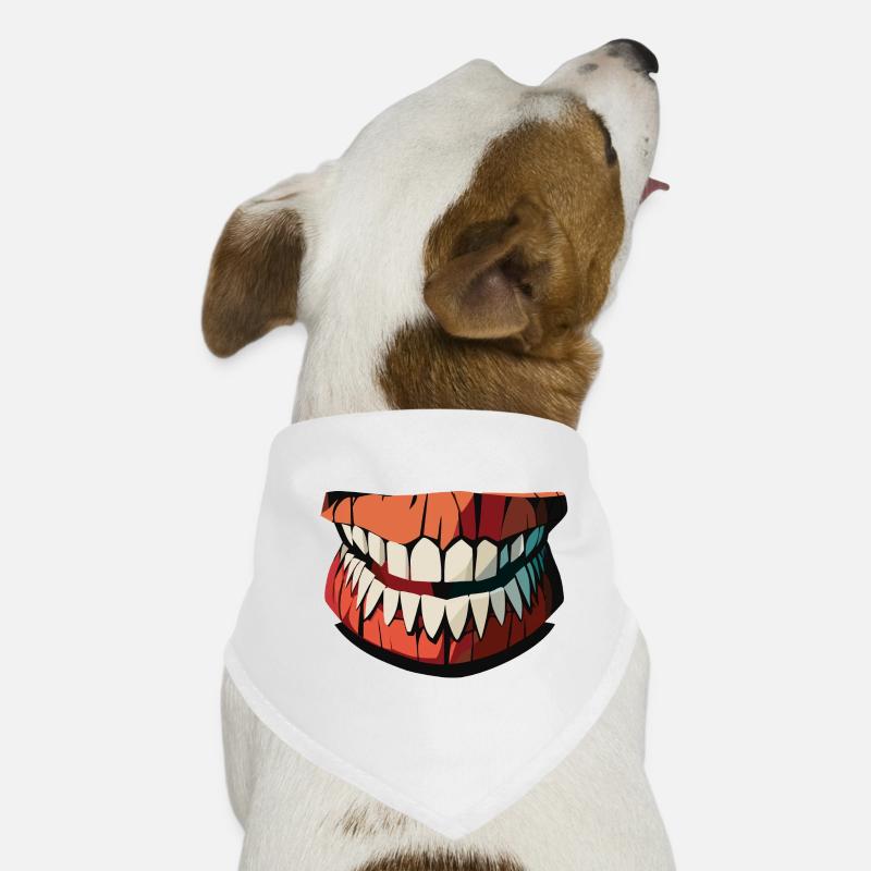 Darkjaw's Spooky Smile Dog Bandana