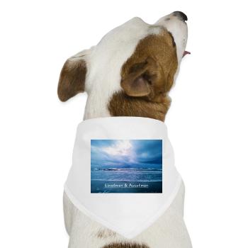 Einatmen & Ausatmen - Hunde-Bandana - Weiß - Vorne