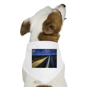 Endloser Weg - Hunde-Bandana - Weiß - Vorne
