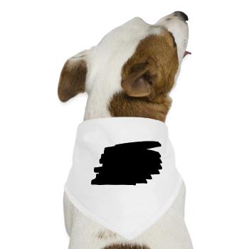 Formen Hintergrund - Hunde-Bandana - Weiß - Vorne