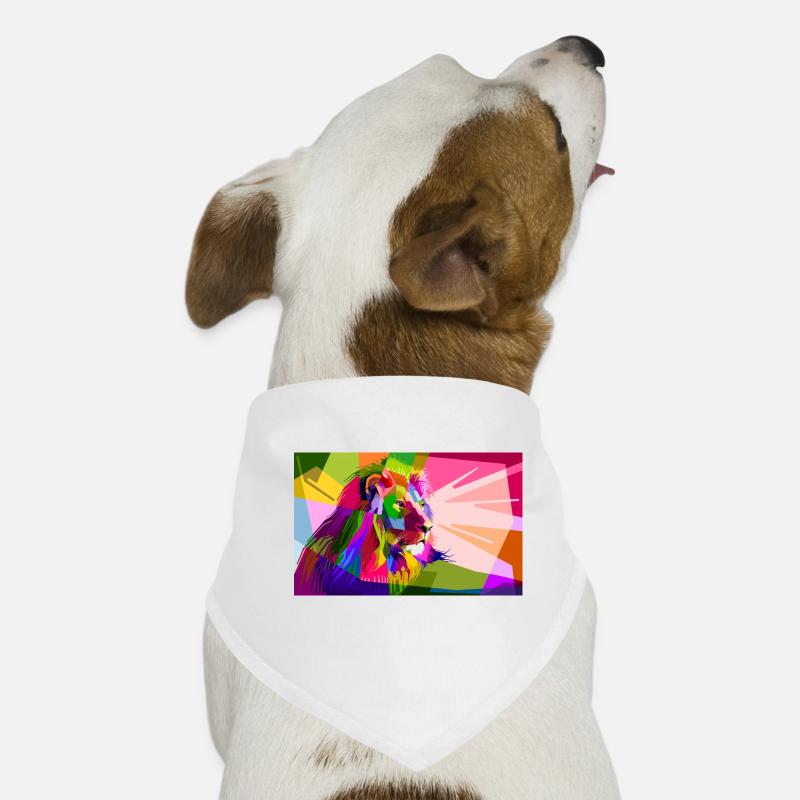 Löwe Hunde-Bandana