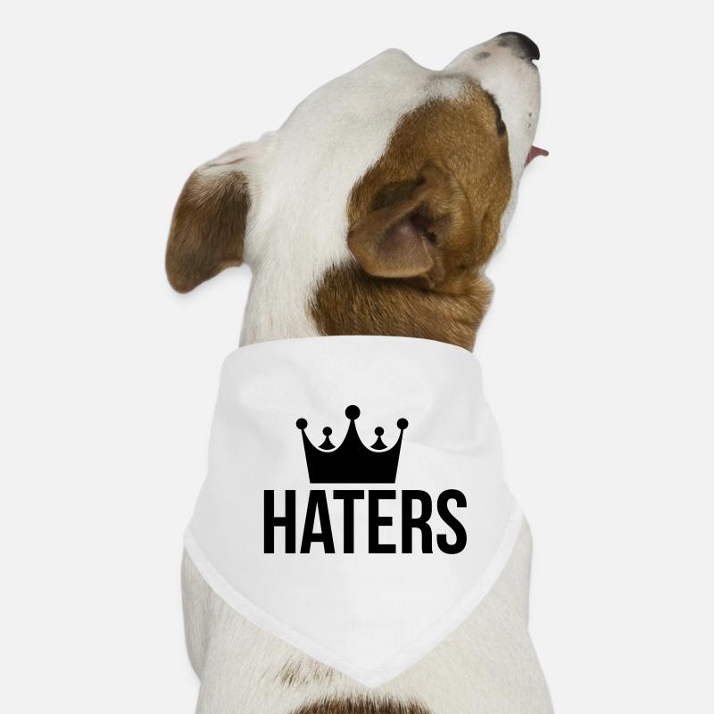 Haters Hater roi og rap Bandana pour chien