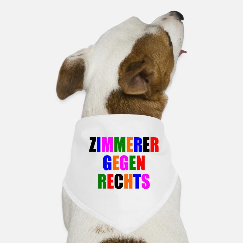 Zimmerer gegen rechts Hunde-Bandana