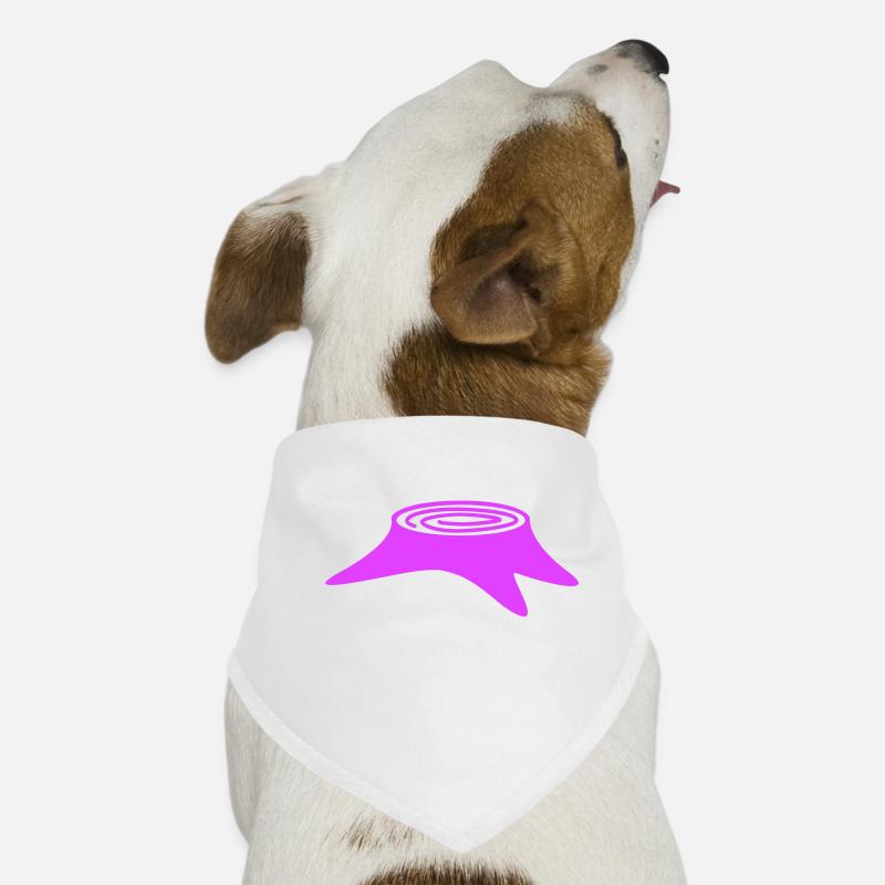 souche d’arbre abattage d’arbre bûcheron forêt souche bois Bandana pour chien
