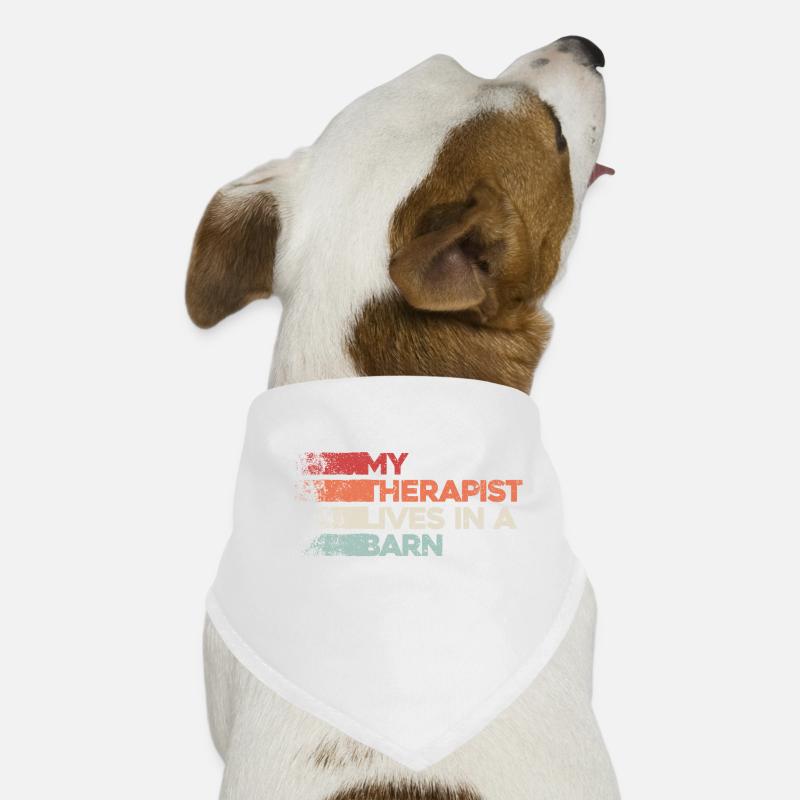 Thérapie par le cheval pour l’âme Bandana pour chien