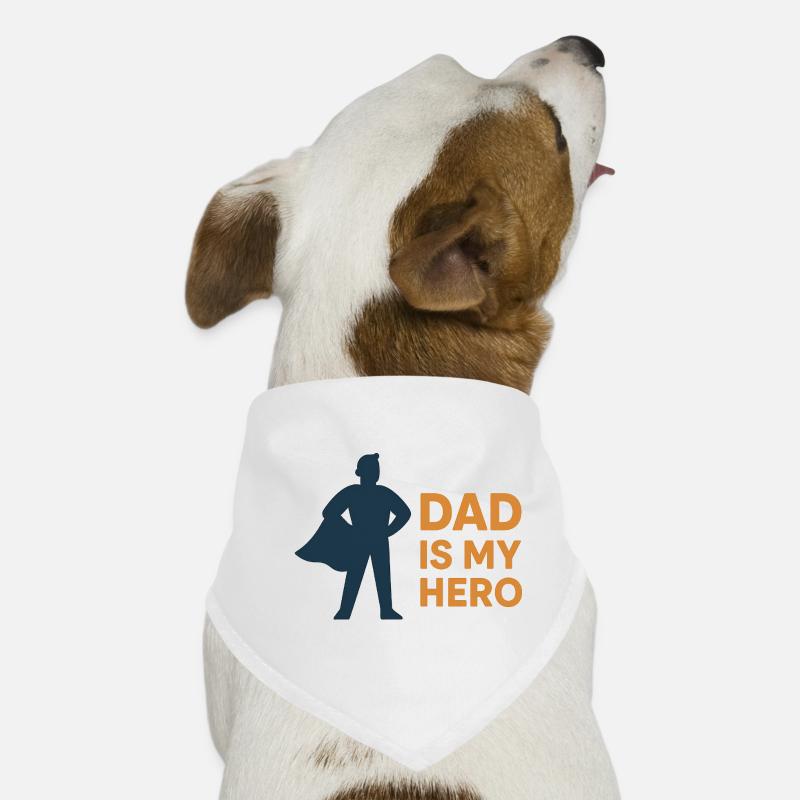 Motif de la cape du héros du père Bandana pour chien