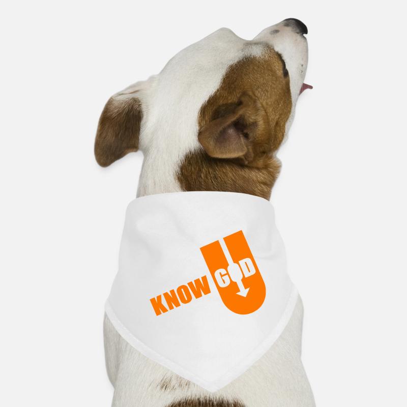 Known God Bold Typography Dog Bandana