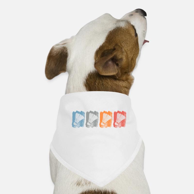 badminton - Hunde-Bandana - Weiß