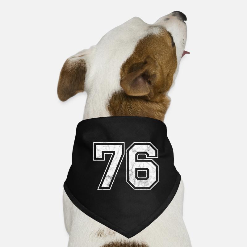 Numéro 76 Bandana pour chien