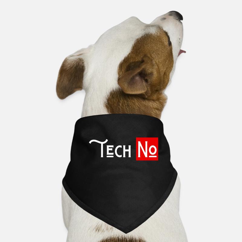 techno no to humor technology Dog Bandana