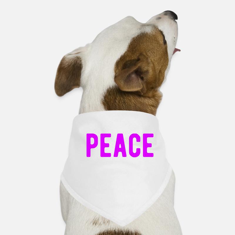 peace Frieden Love Liebe Freunde Freundschaft Hunde-Bandana