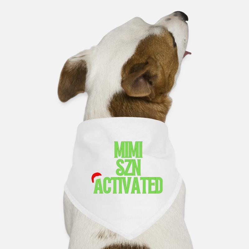 Mimi Szn Activated - Weihnachtsdesign Hunde-Bandana