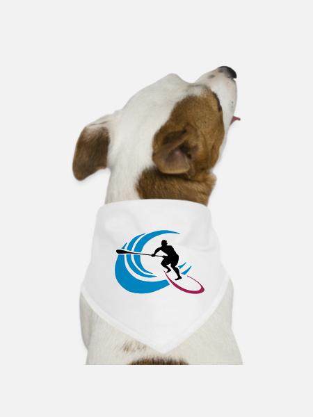 Wassersport ⛵️  - Hunde-Bandana - Weiß - Vorne