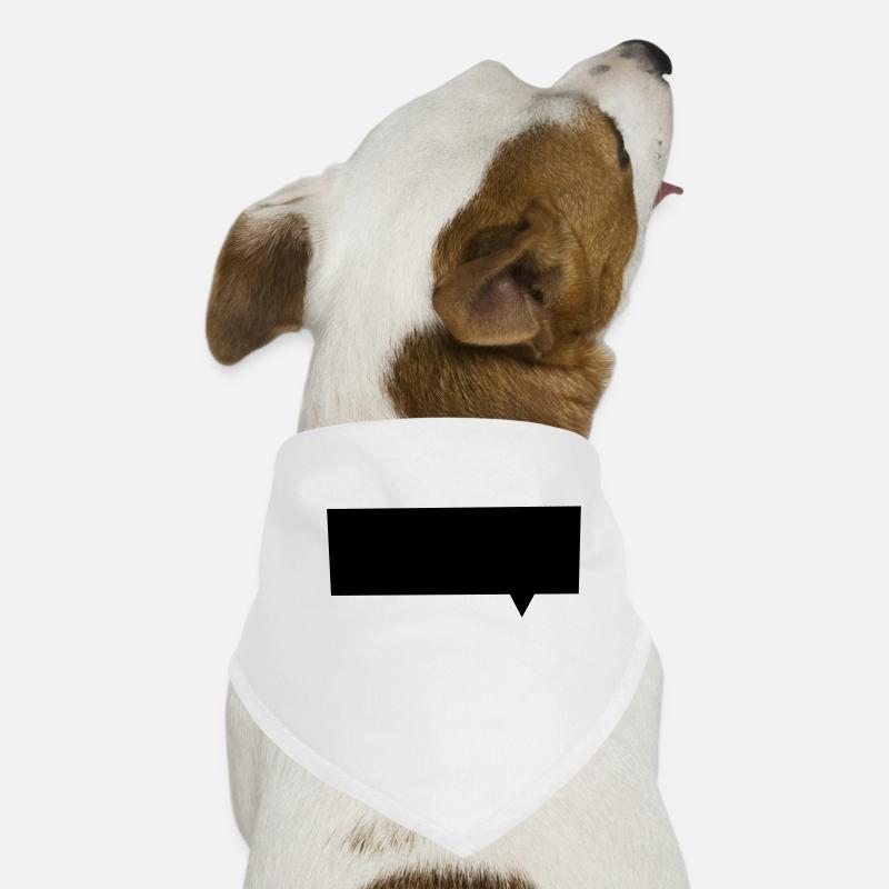 speech bubble Dog Bandana
