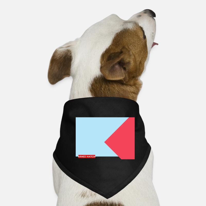 BLUE RED 2025 Dog Bandana
