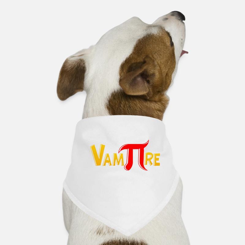 vamPIre Pi Circle Number Mathematics Math Mathematical Dog Bandana
