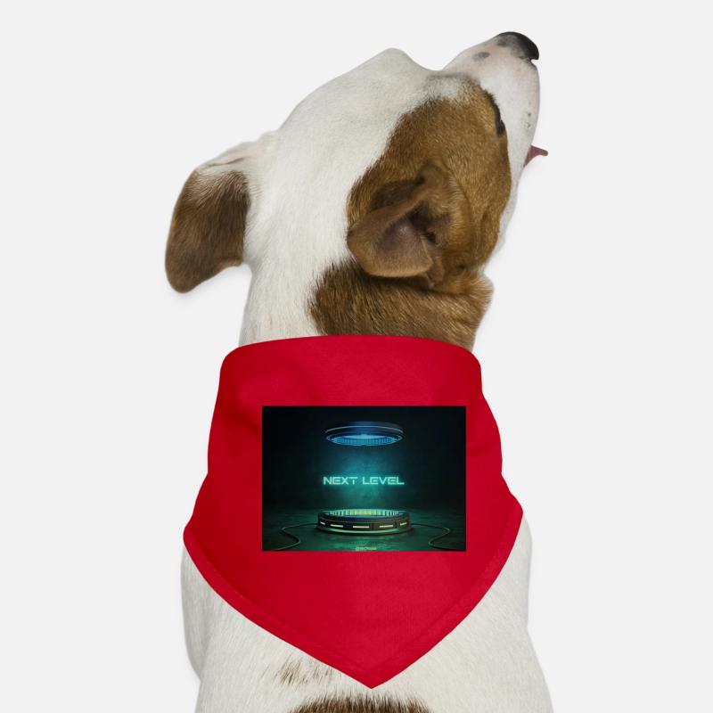 Next Level Neon Portal Hunde-Bandana