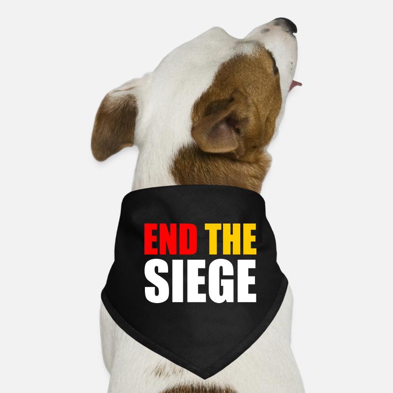 End the siege Dog Bandana