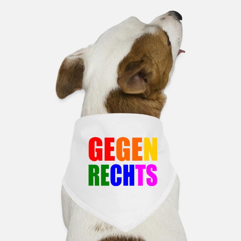 Gegen rechts Hunde-Bandana