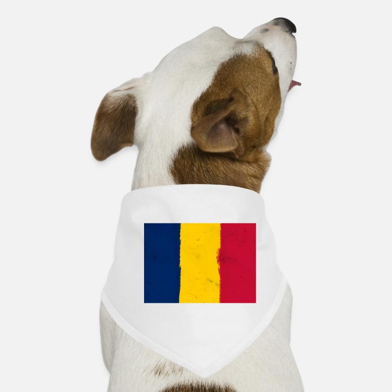 Flagge des Tschad Hunde-Bandana
