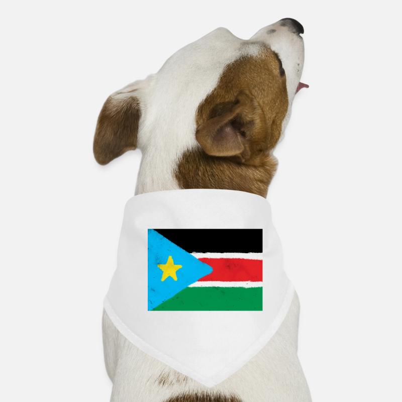 Drapeau du Soudan du Sud Bandana pour chien