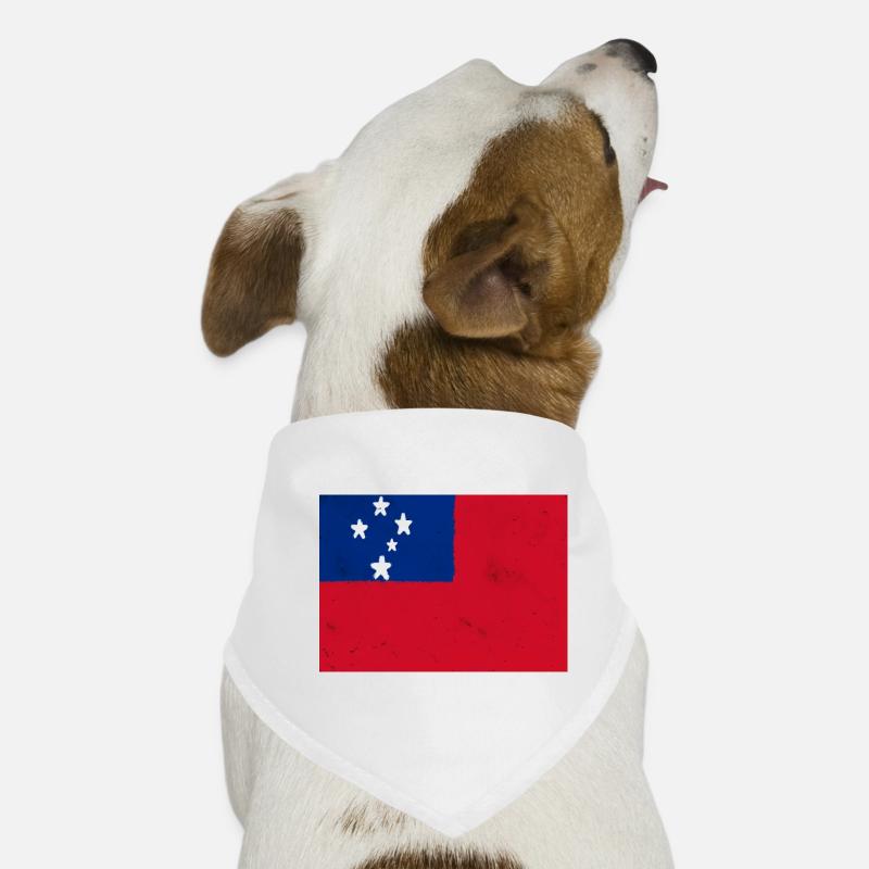 Drapeau des Samoa Bandana pour chien