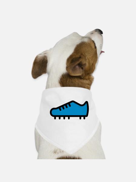football boot - Dog Bandana - white - Front