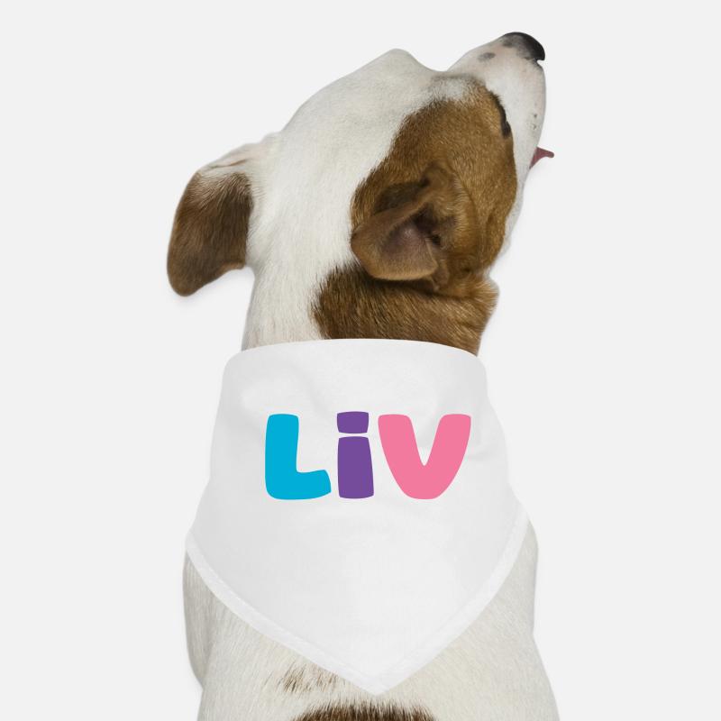 Name - Liv Dog Bandana