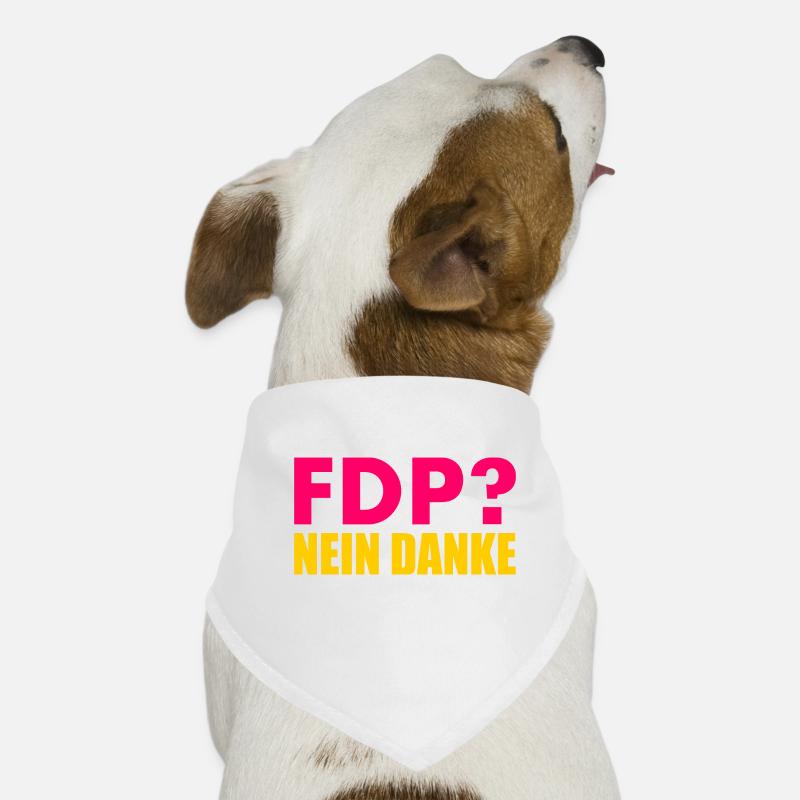 Fdp nein danke Hunde-Bandana