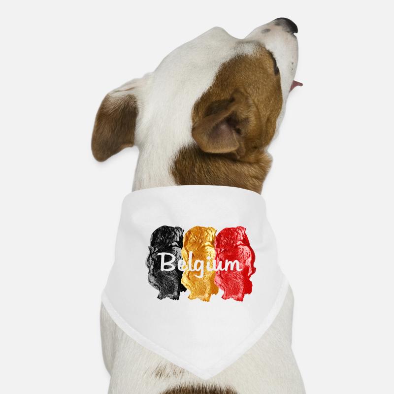Drapeau belge Bandana pour chien