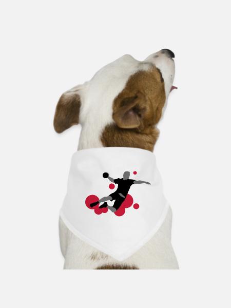Handball - Hunde-Bandana - Weiß - Vorne