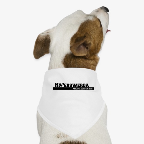 Logo Hoierswerda invertiert - Hunde-Bandana