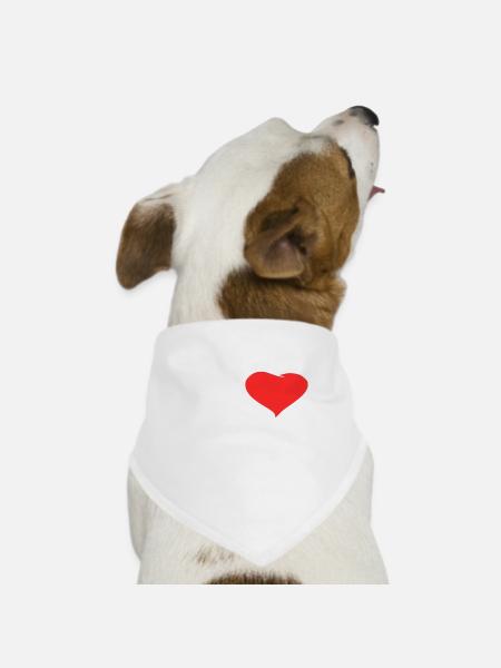 Rotterdam - Dog Bandana - white - Front