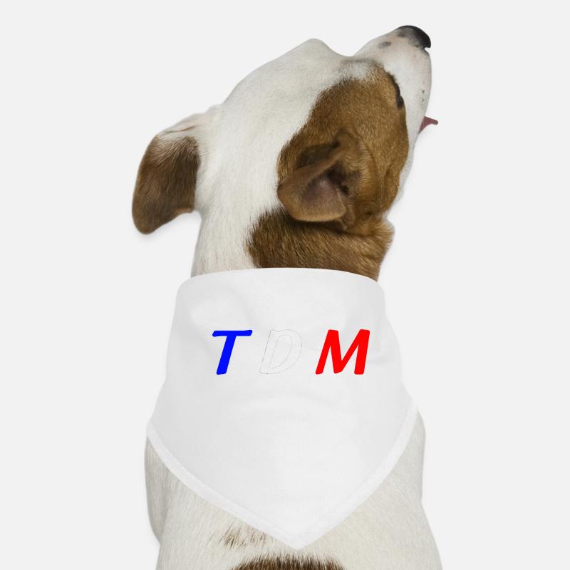 Tdm - Bandana pour chien - blanc