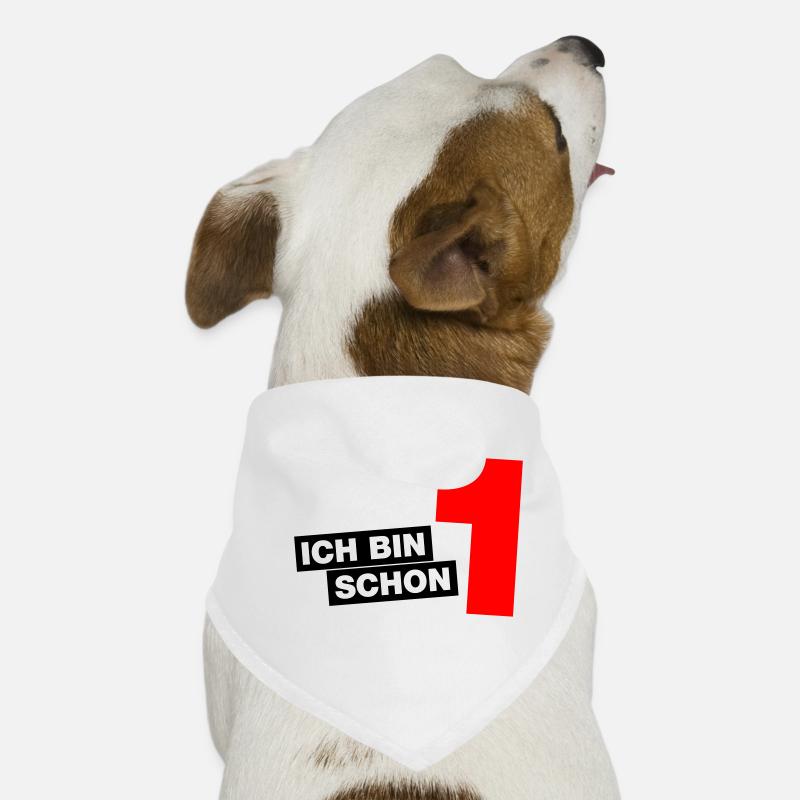 Ich bin schon 1 Hunde-Bandana