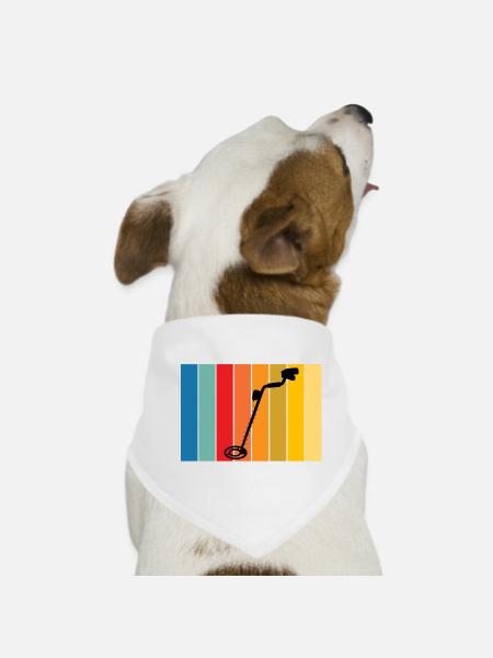 Vintage_Sondeln_T shirt_Design - Bandana pour chien - blanc - Devant