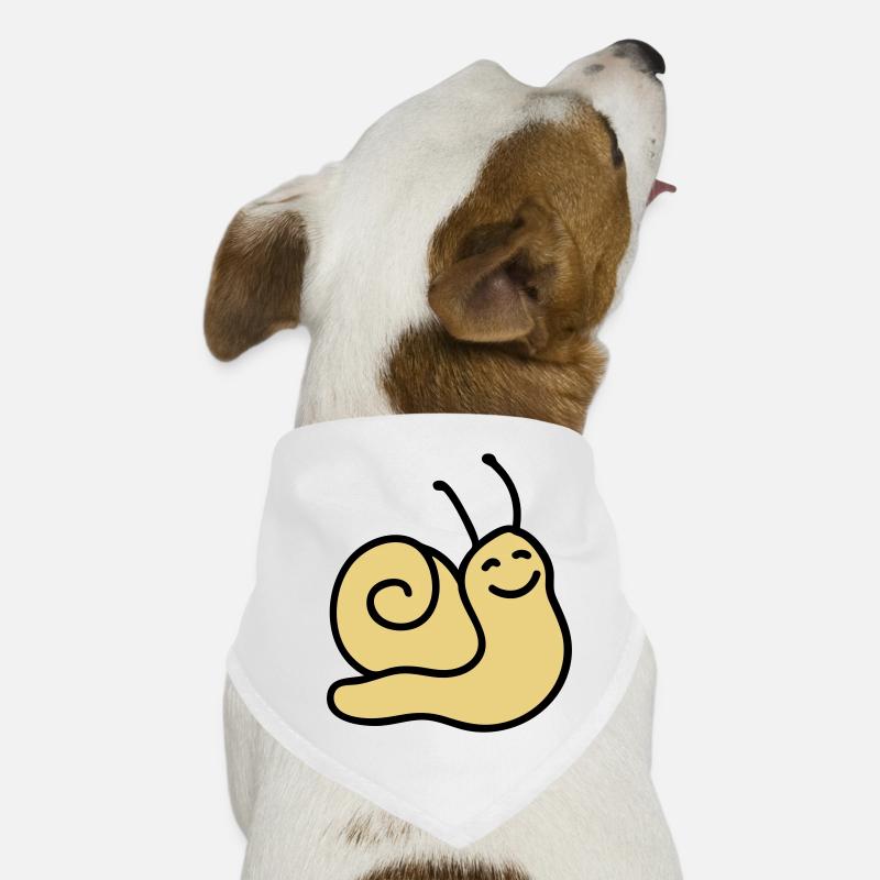 Cheerful Snail Dog Bandana